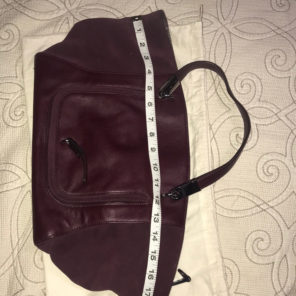 Lauren Ralph Lauren leather  Burgundy Satchel